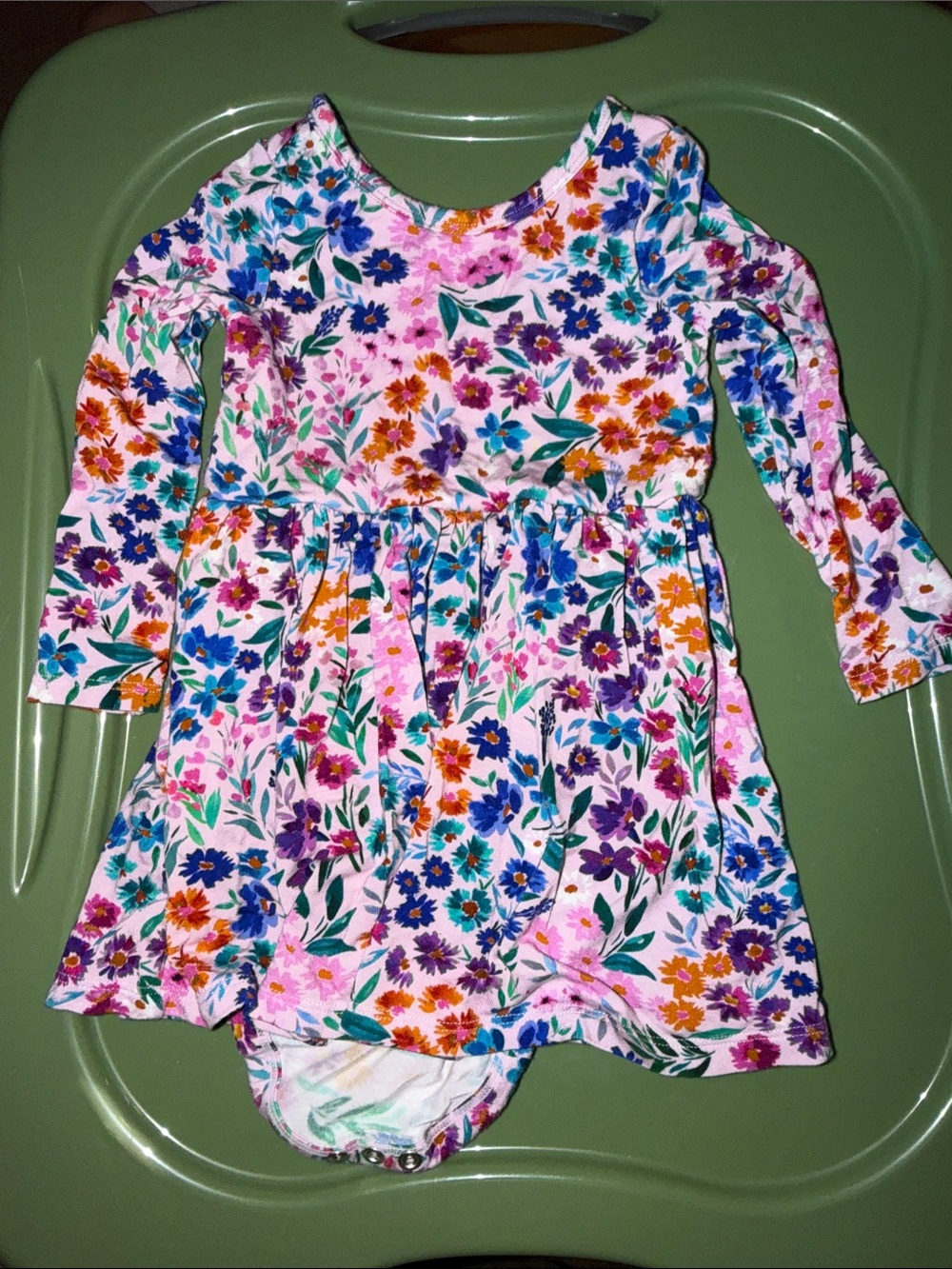 Little Sleepies Sweet Pea Long Sleeve Twirl Dress